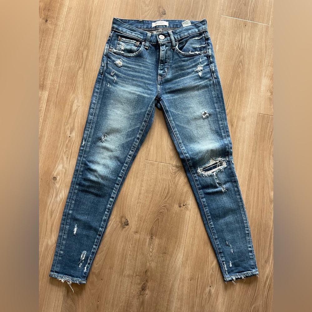 Moussy Vintage Women’s Blue Distressed Jeans Size 23